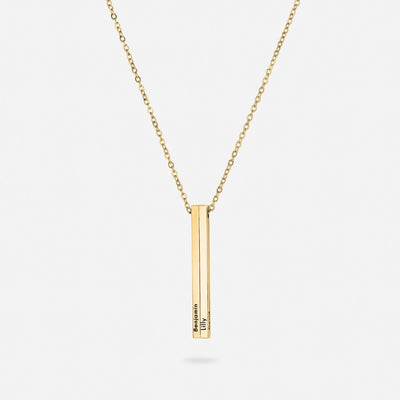 Personalized Vertical Name Necklace